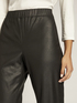 FAUX SUEDE STRETCH PANT TROUSERS image number 4