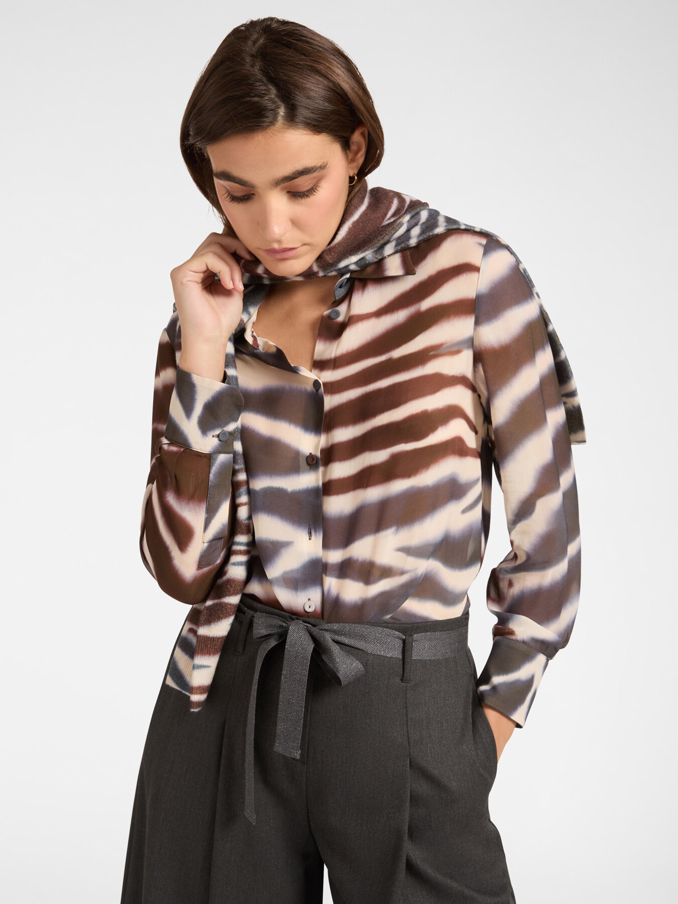 Camicia stampata animalier image number 0