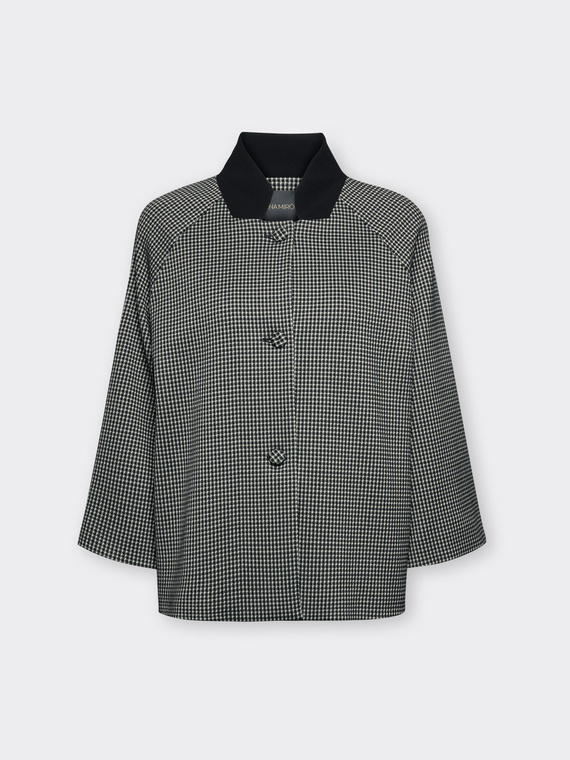 Veste fantaisie avec bords contrast&eacute;s