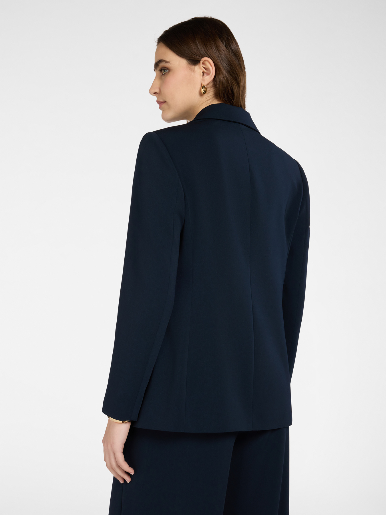 Structured blazer in cady image number 1