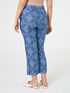 Straight-leg printed trousers image number 1