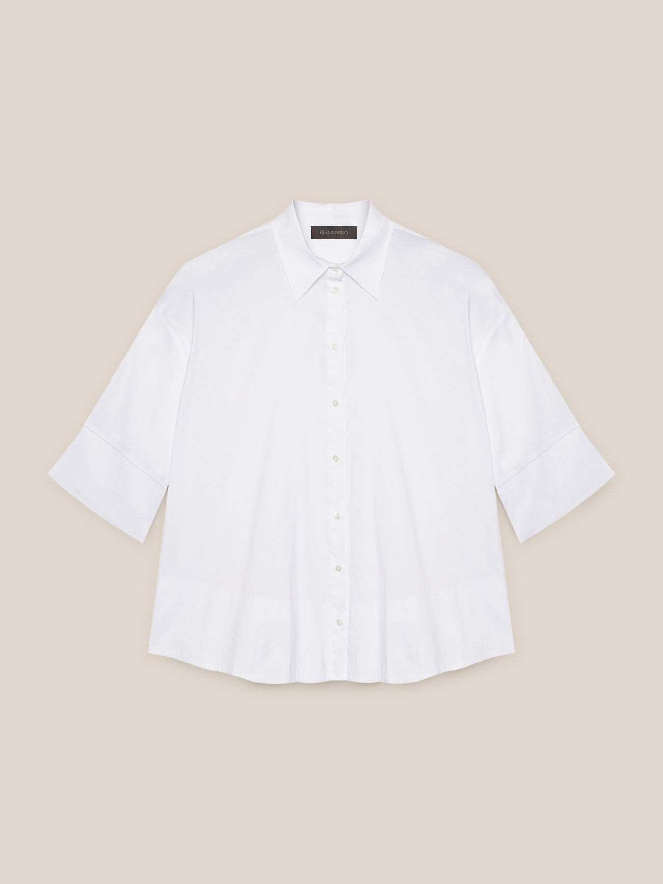 Boxy poplin shirt image number 4