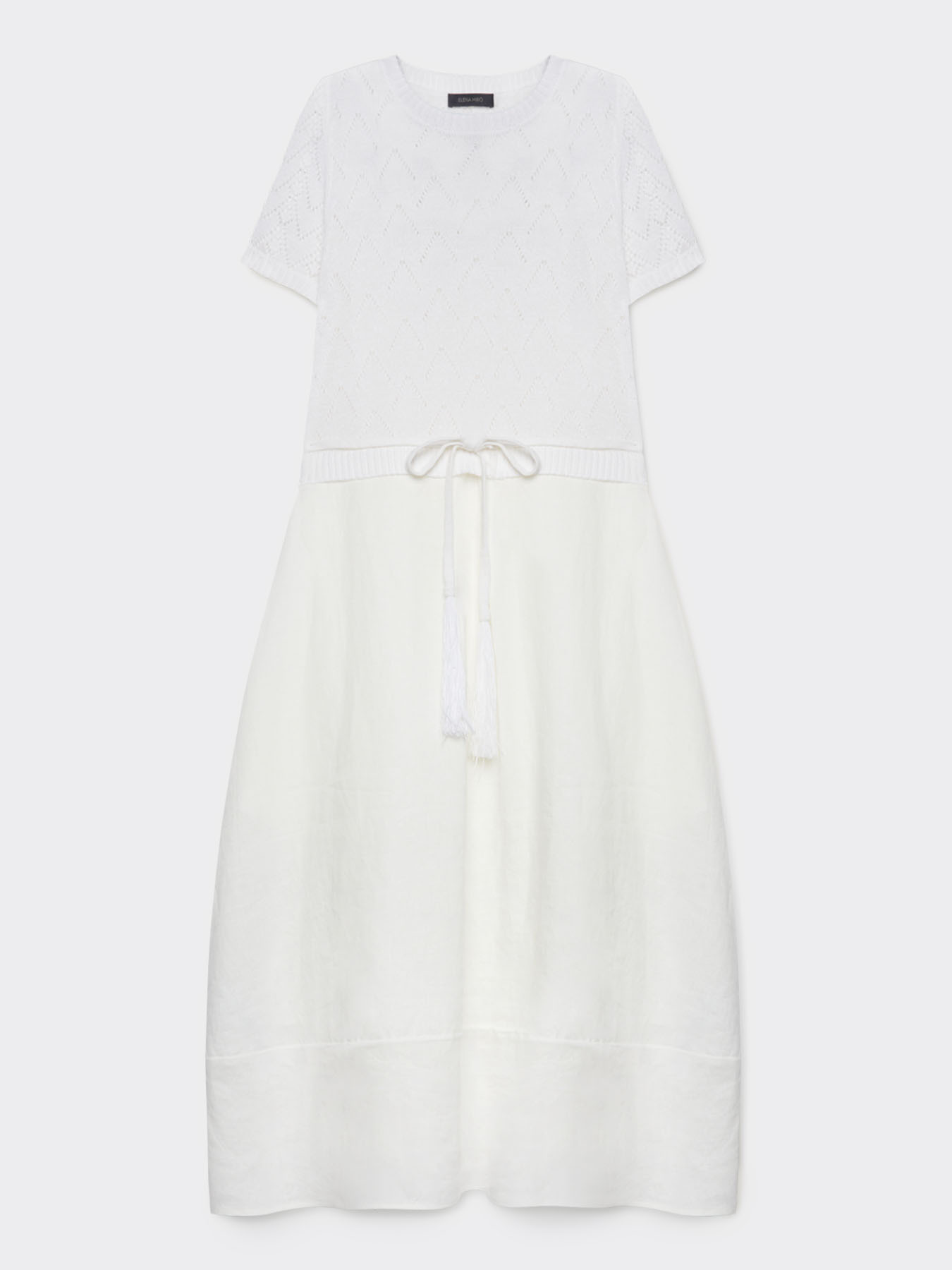 Abito in maglia e lino image number 0