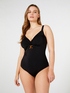 One-piece swimsuit with buckle image number 1