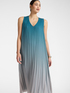 Long pleated dress image number 0