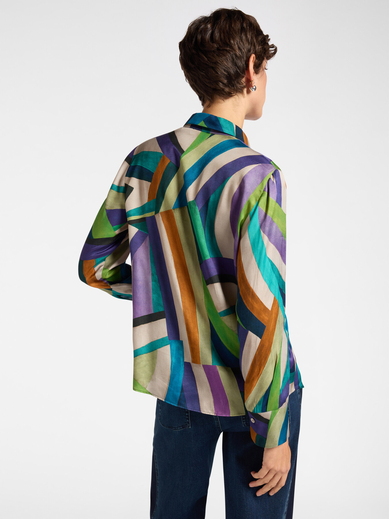 Camisa masculina estampada image number 1