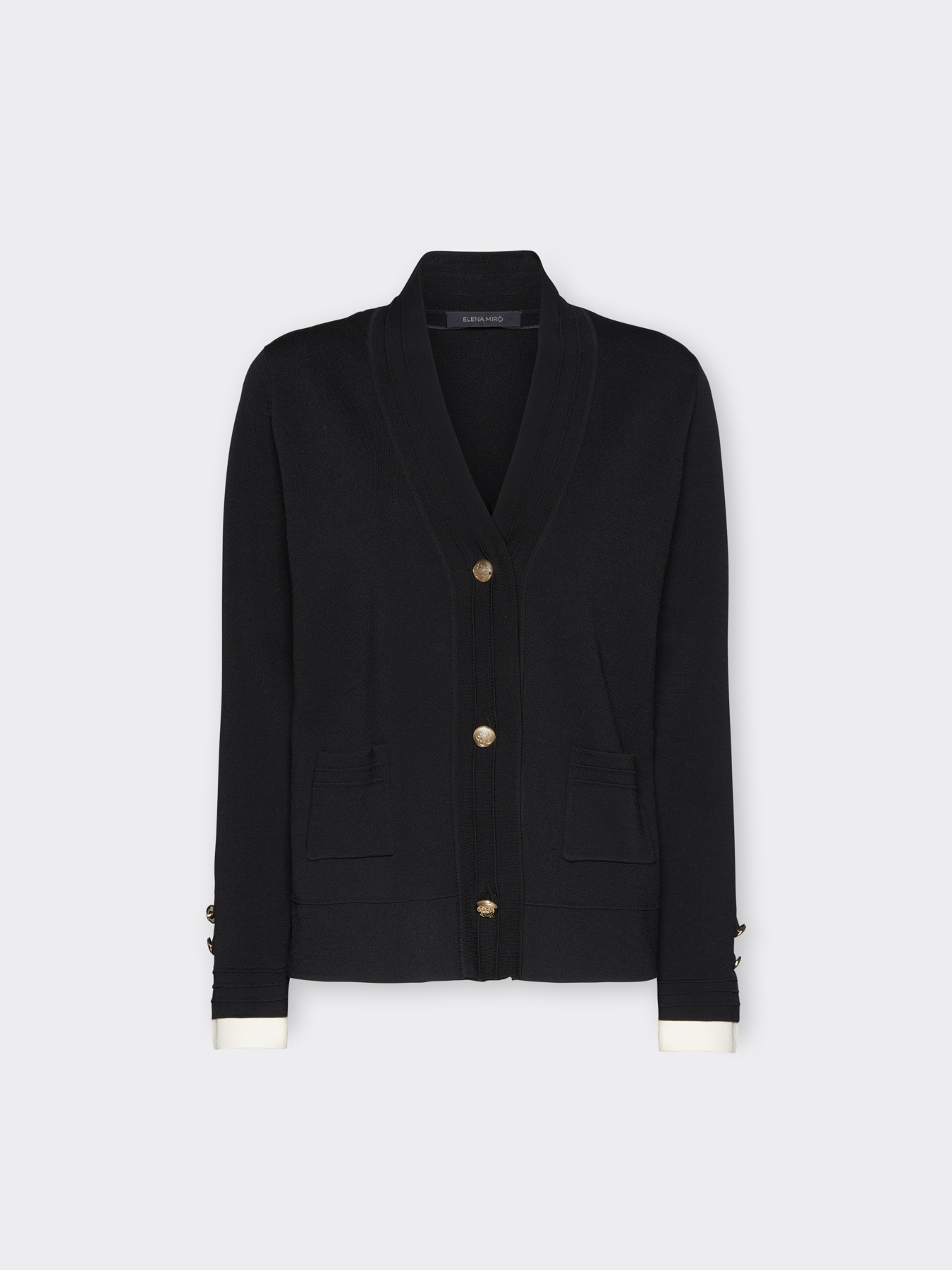 Cardigan misto viscosa image number 4