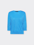 Maglia lurex con maniche a tre quarti image number 4