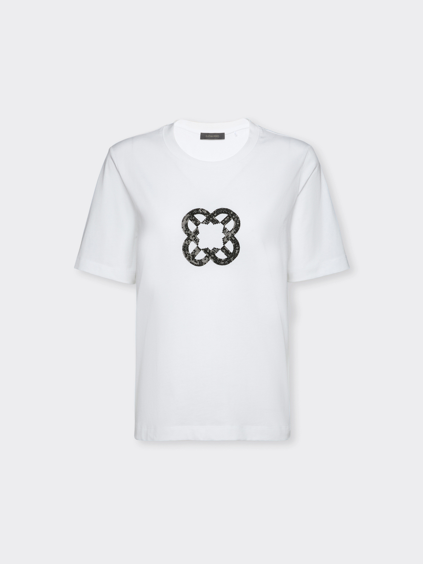 Relaxed Fit T-Shirt mit Monogramm-Stickerei image number 4