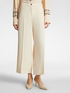 Elegant cropped trousers in cady crepe image number 2