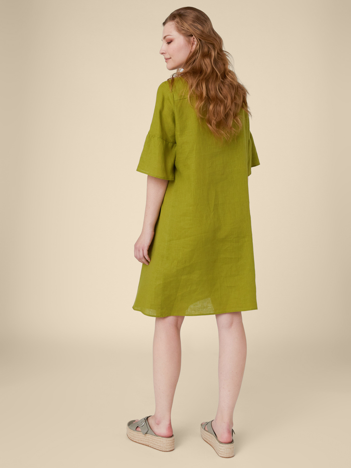 Vestido en puro lino image number 1