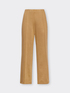 Viscose blend jersey trousers image number 4