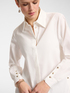 Camicia ampia in popeline image number 3