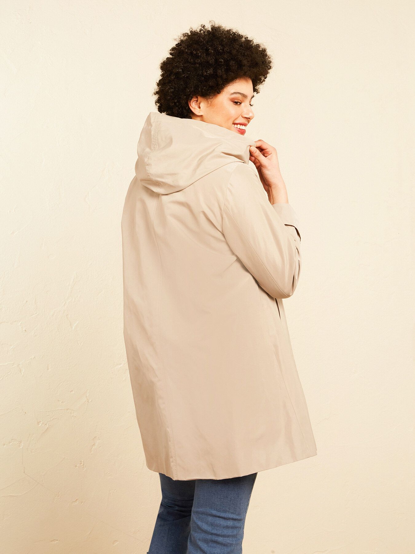 Giubbotto in nylon con bottoni image number 1