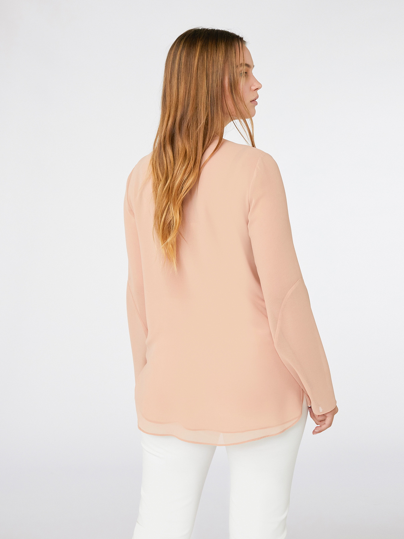 Blouse with pussy bow image number 2