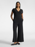 Jersey jumpsuit with V-neck image number 2