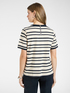 T-shirt rigata con ricami image number 1