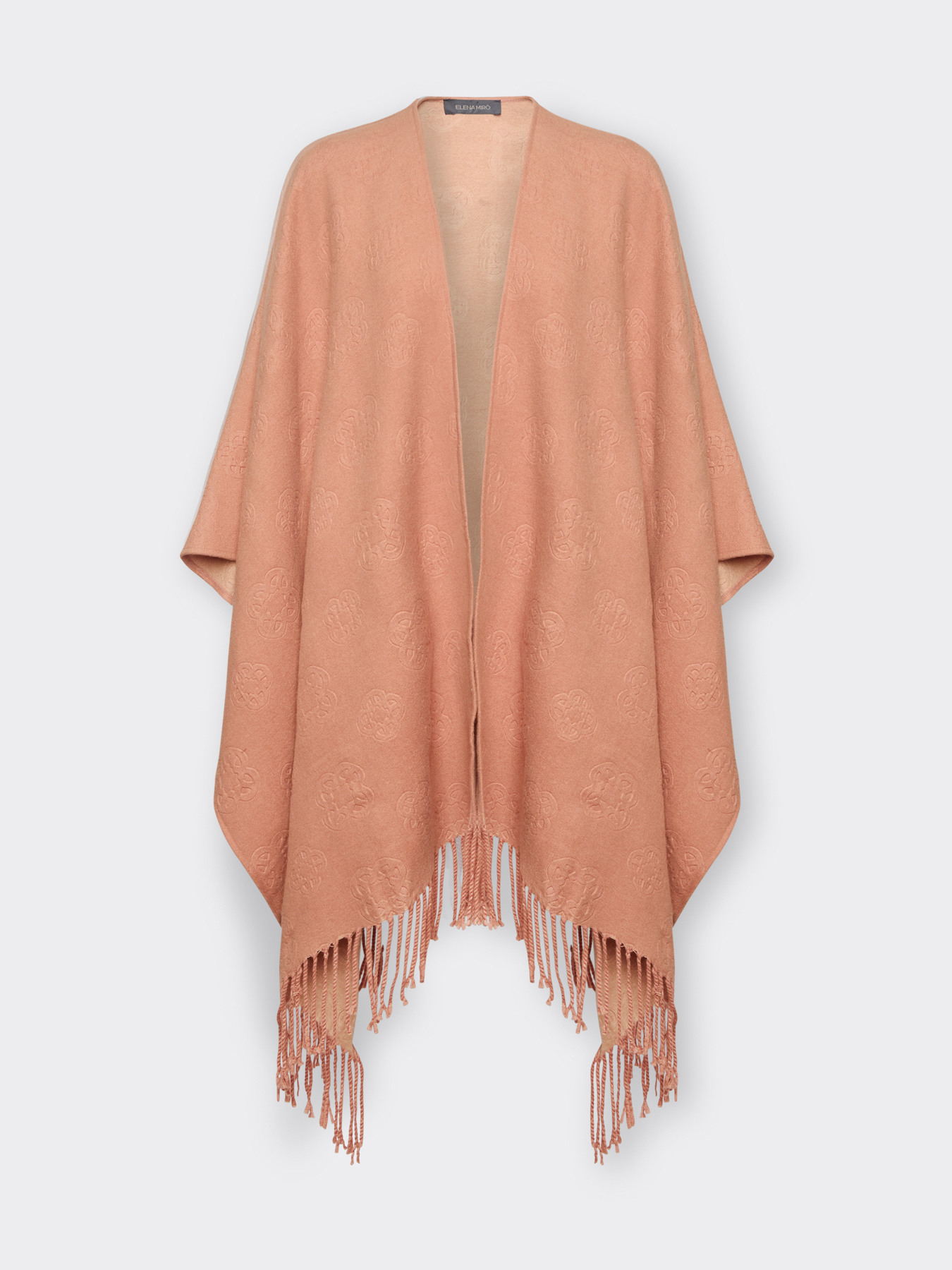Poncho con loghi embossed image number 4