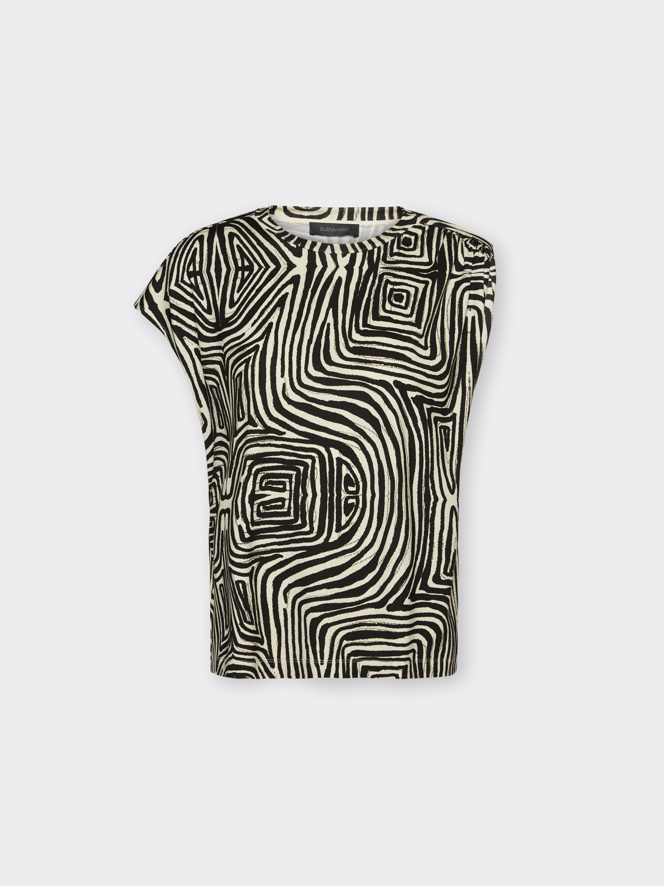 Asymmetrisches bedrucktes Top image number 4