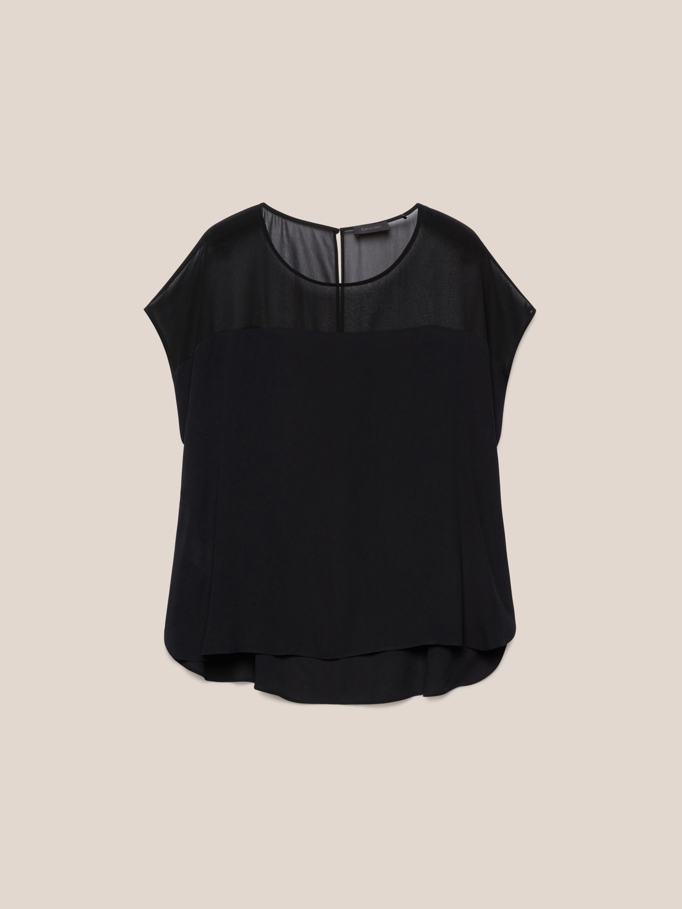 Top de dos tejidos image number 4