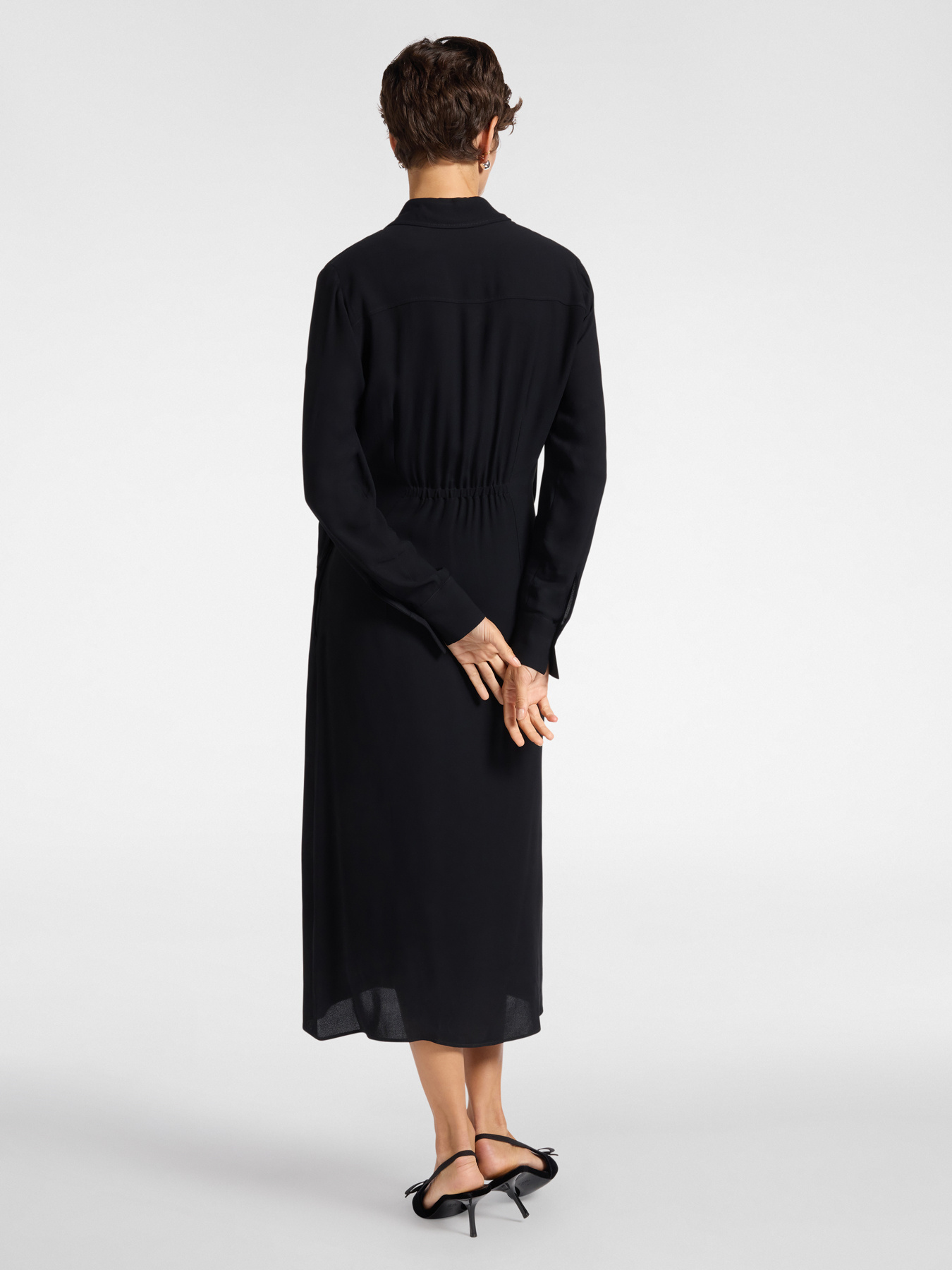 Vestido envelope georgette image number 1