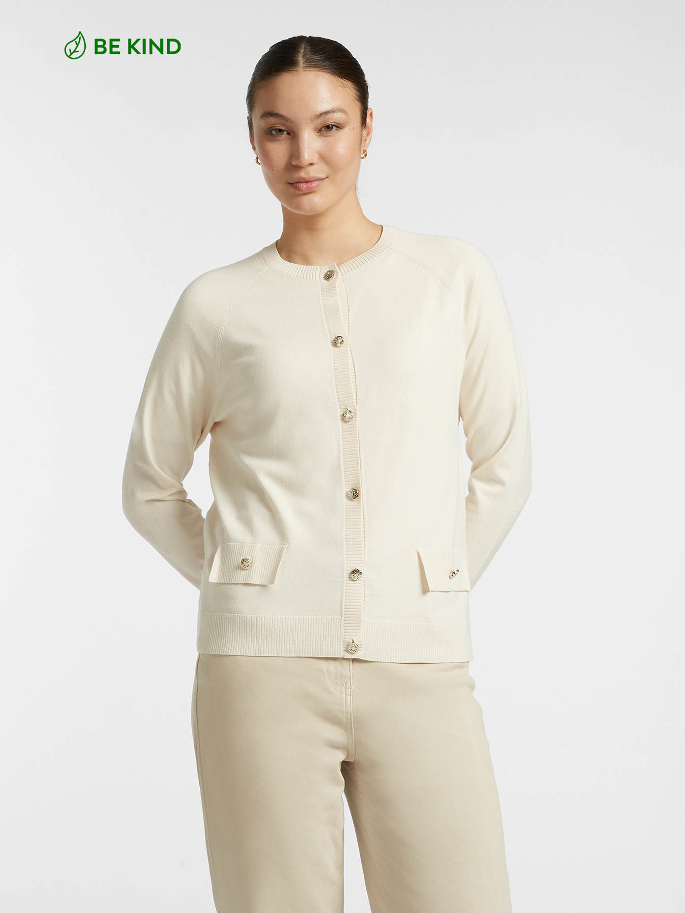 "Rebecca" cardigan in LENZING&trade; ECOVERO&trade; viscose image number 0