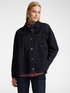 Embroidered unstructured denim jacket image number 0