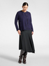 Cardigan in viscosa con tasche image number 2