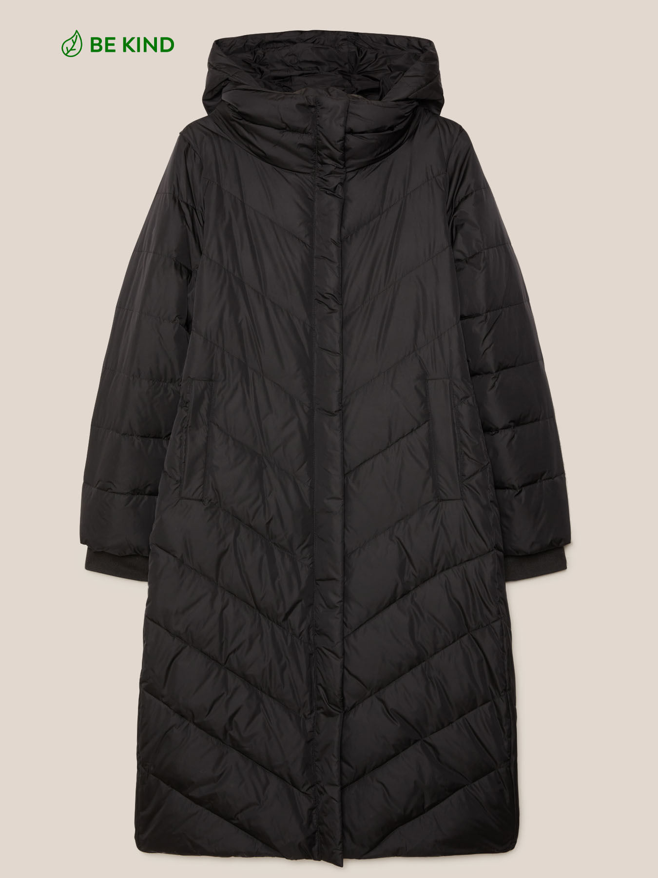 Doudoune longue en nylon recycl&eacute; image number 5