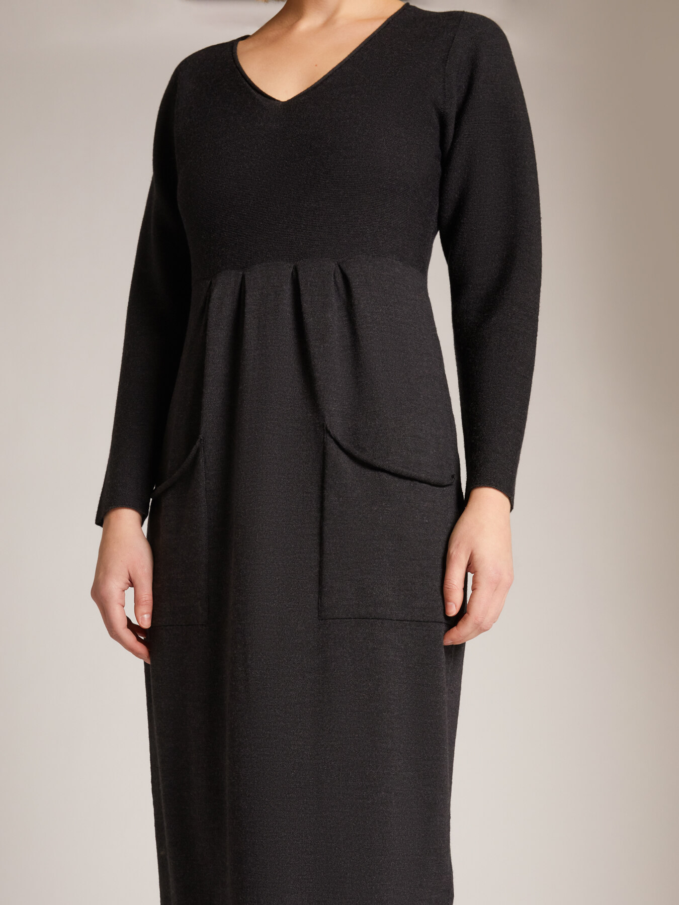 Abito lungo in lana image number 3