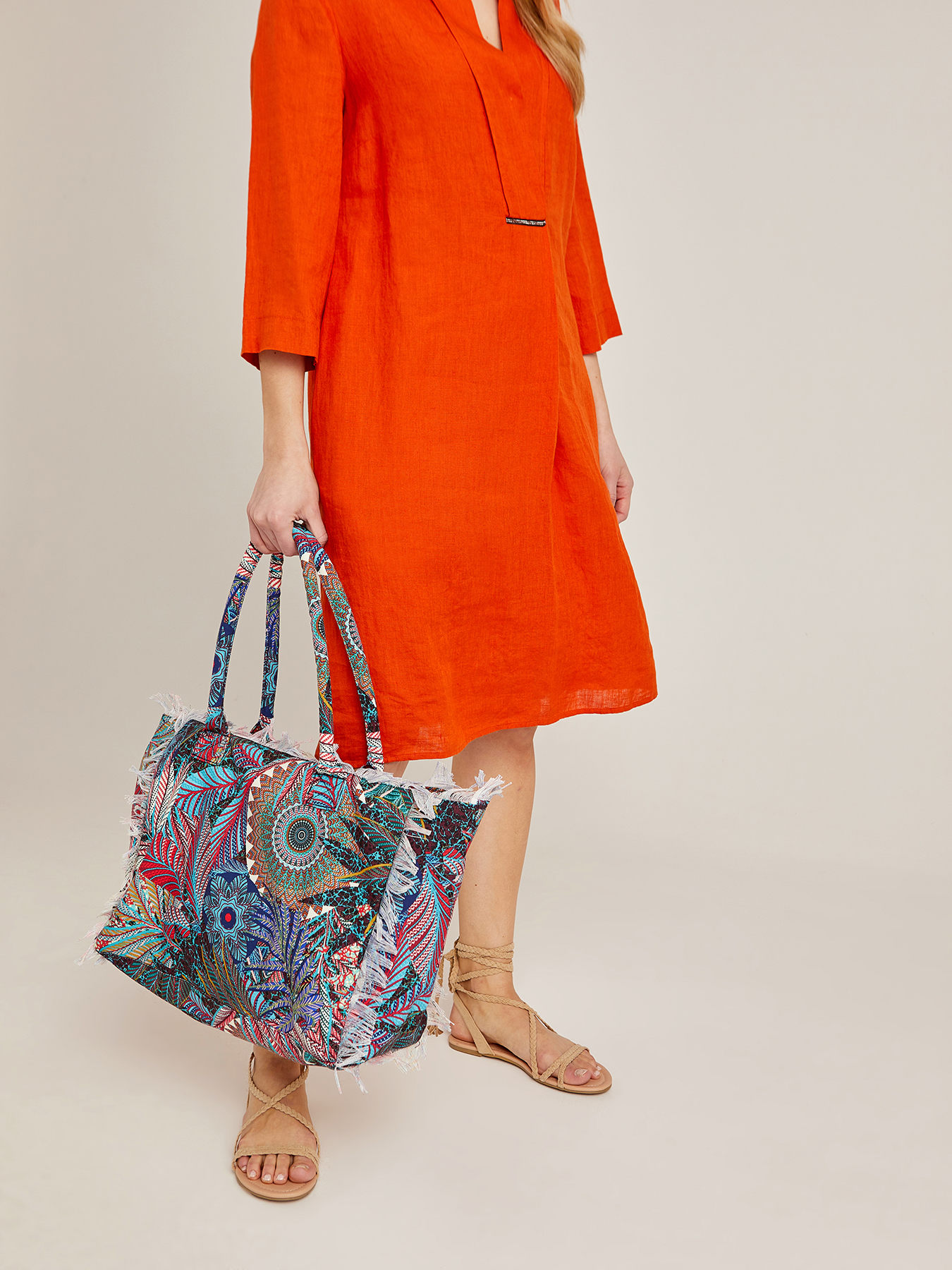 Borsa da mare stampata image number 0