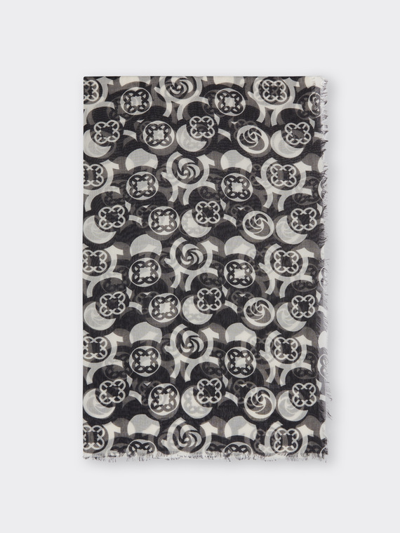 Foulard in modal stampato