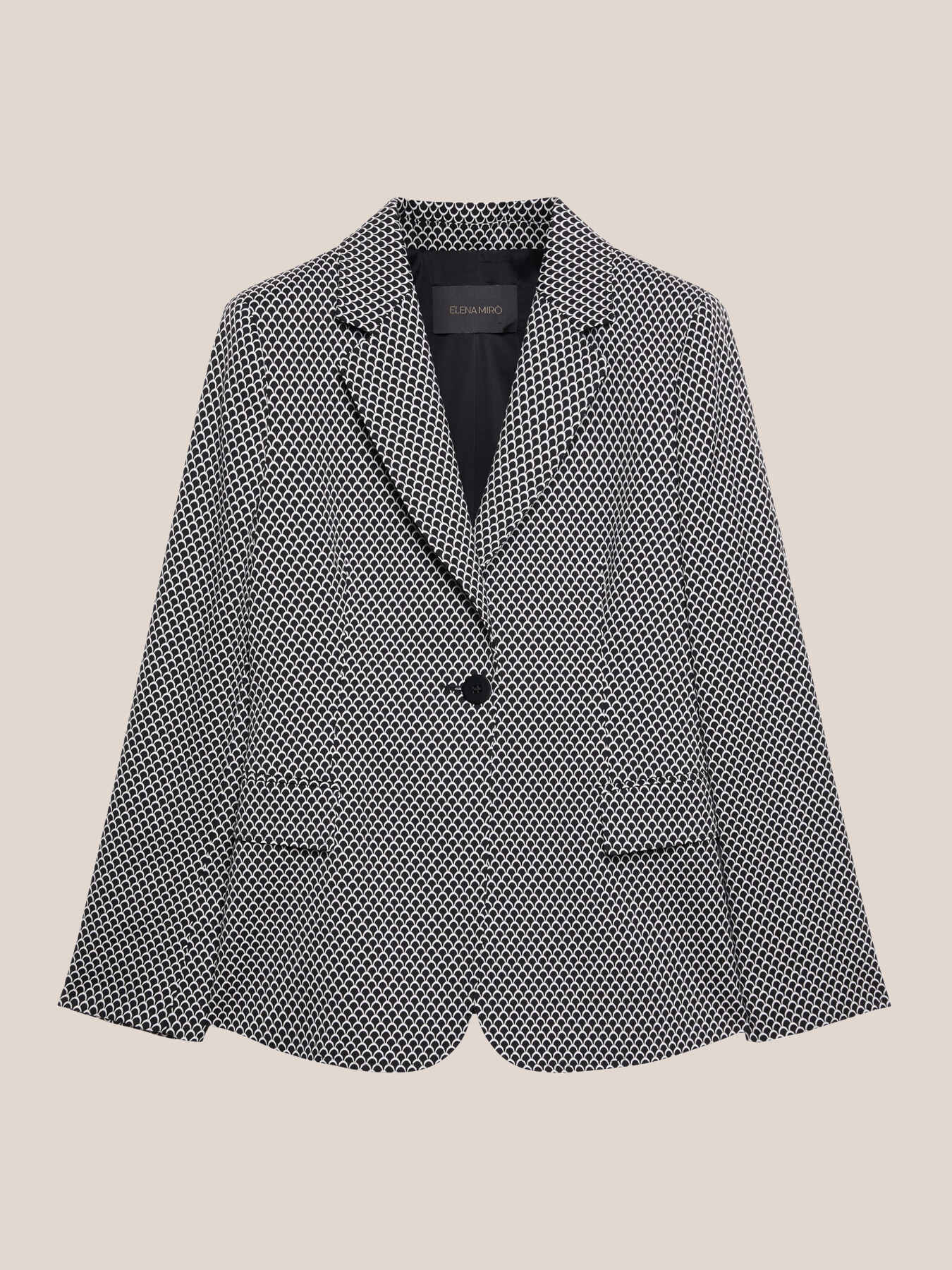 Geometric pattern blazer image number 4