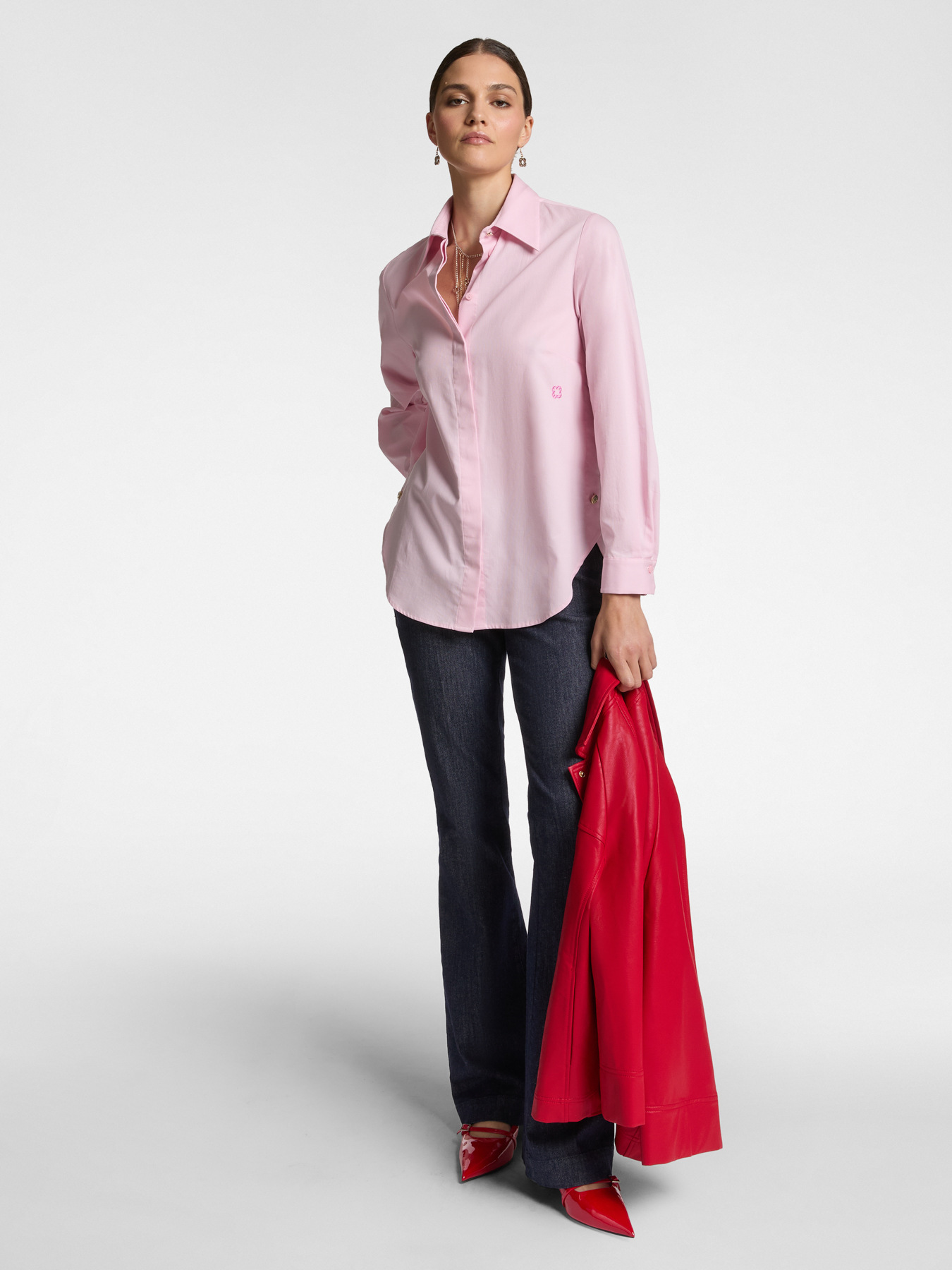 Chemise large en Oxford image number 2