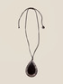 Lange Halskette mit tropfenförmigem Anhänger image number 1