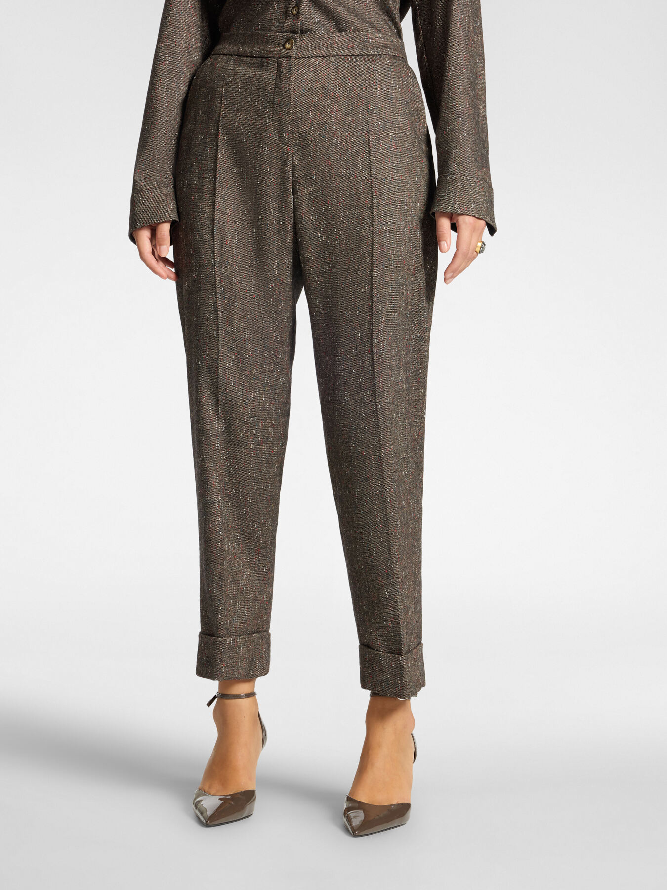 Elegante Hose mit Umschlag image number 2