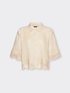 Camisa de lino con encaje image number 4