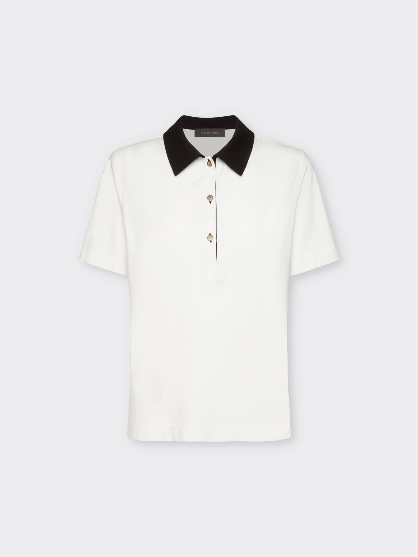 Polo-T-Shirt mit kontrastierendem Kragen image number 4