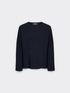 Cardigan col rond m&eacute;lange viscose image number 4