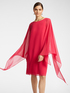 Elegantes Kleid mit Cape image number 2