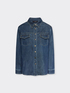 Denim shirt with studs image number 4