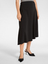 Asymmetrical skirt in stretch cady image number 3