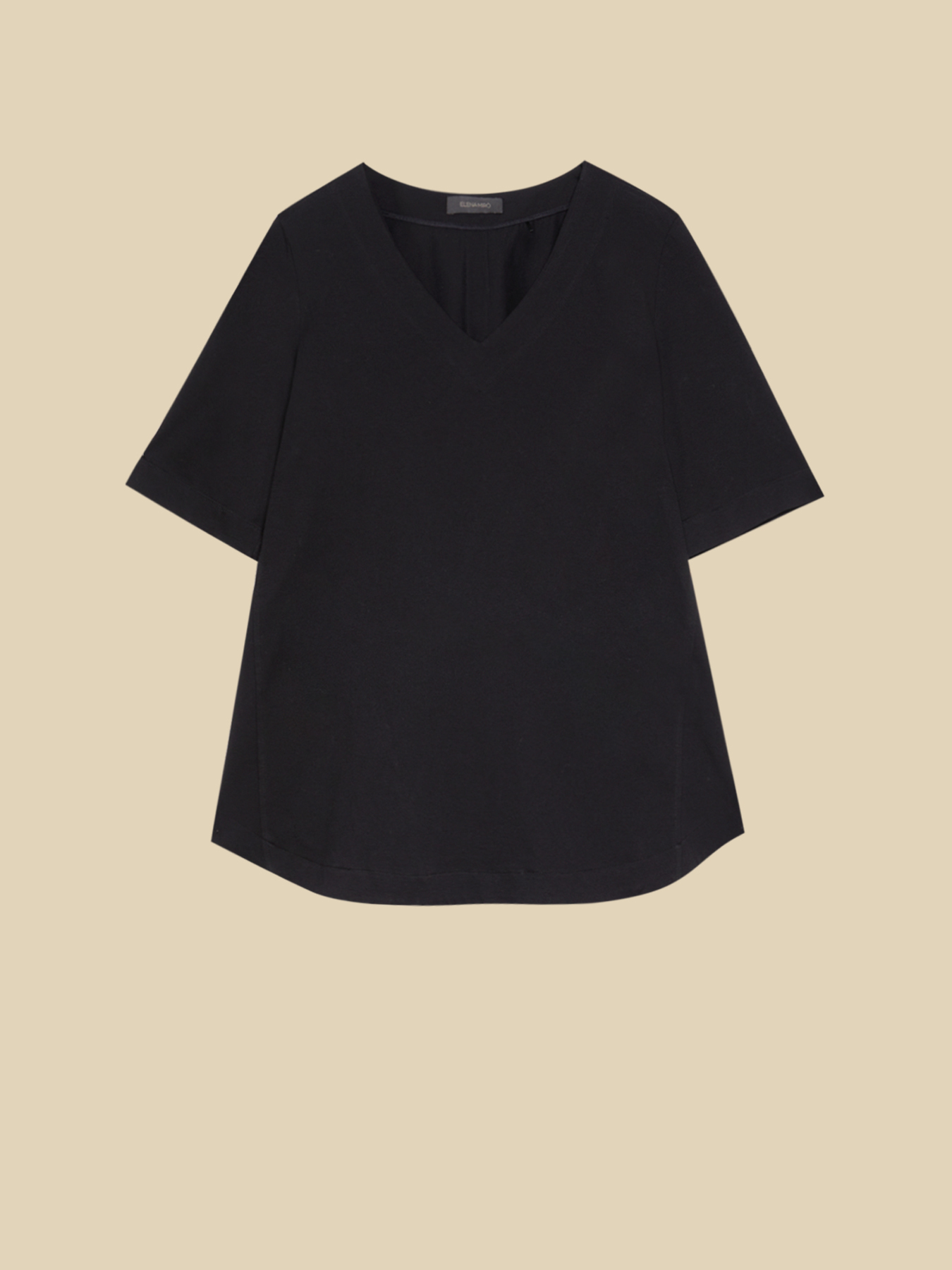 T-SHIRT EM JERSEY DE ALGOD&Atilde;O image number 3