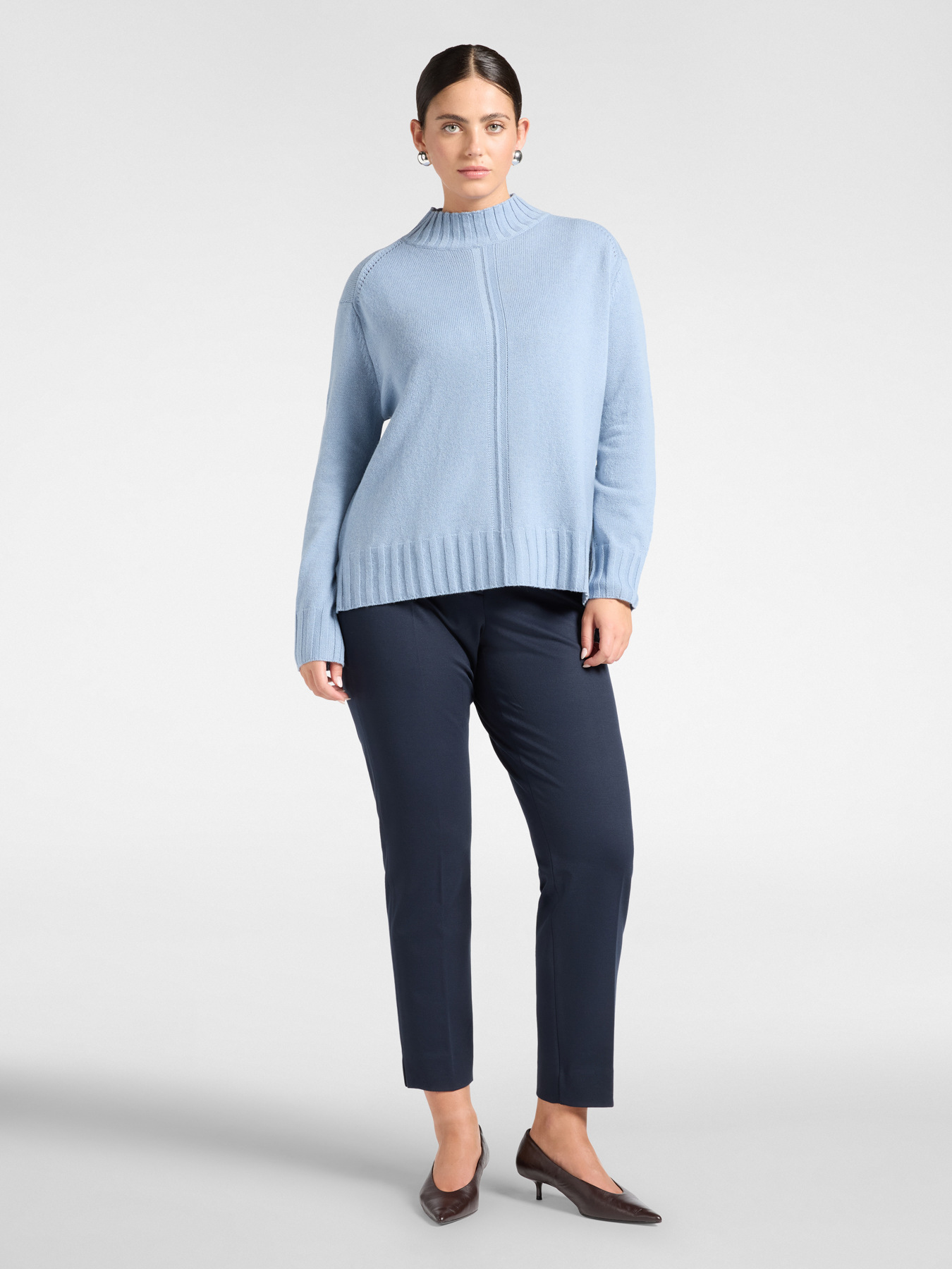 Pure wool turtleneck sweater image number 2