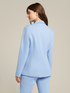 Milano knit fabric blazer with peak collar image number 3