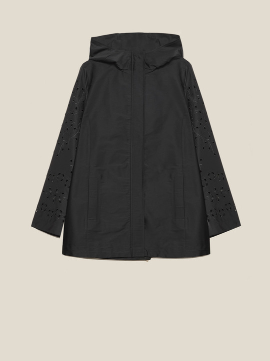 Elenamiro&nbsp;: Blouson brod&eacute; Bleu_1