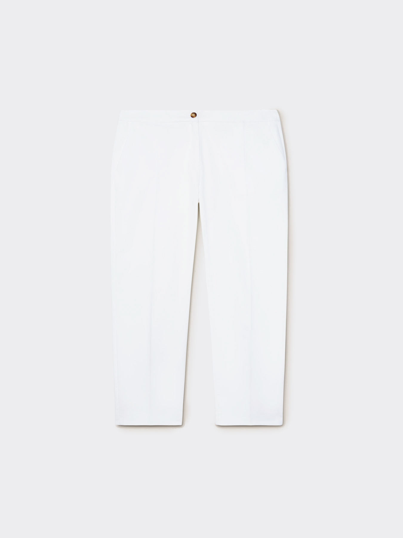 Stretch gabardine trousers image number 4