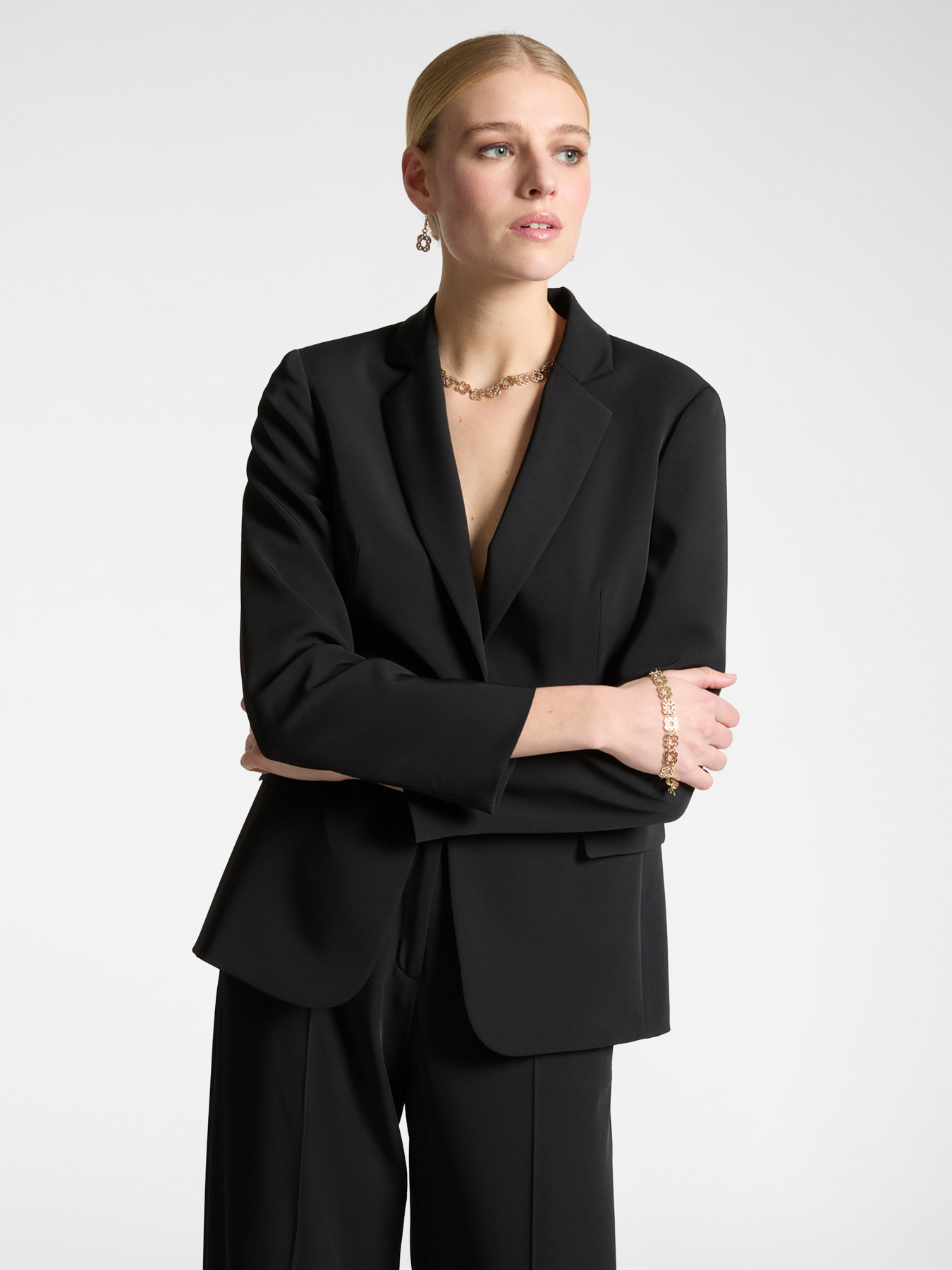 Blazer en cady stretch image number 0