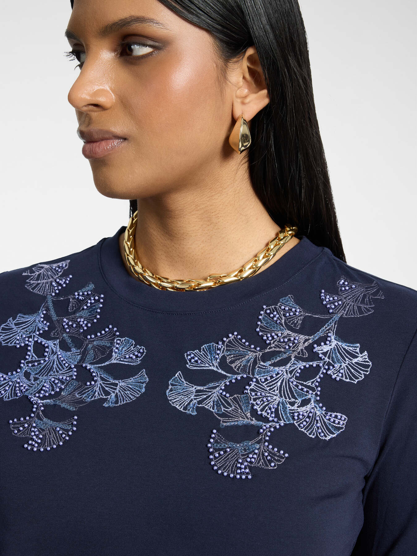 T-shirt &mu;&epsilon; floral &kappa;έ&nu;&tau;&eta;&mu;&alpha; image number 3