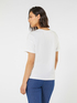 T-shirt bianca pizzo sangallo image number 2